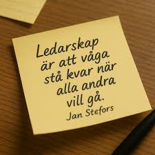 Ledarskapscitat - Tankar och ord